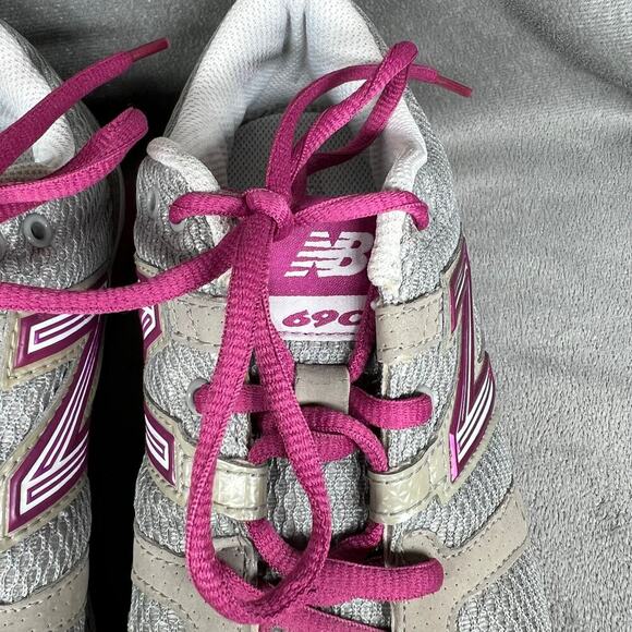 New Balance Womens 690 Gray Pink Sneakers Size 8 - Picture 9 of 10